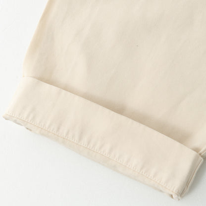 GARMENT DYE CANVAS TROUSERS