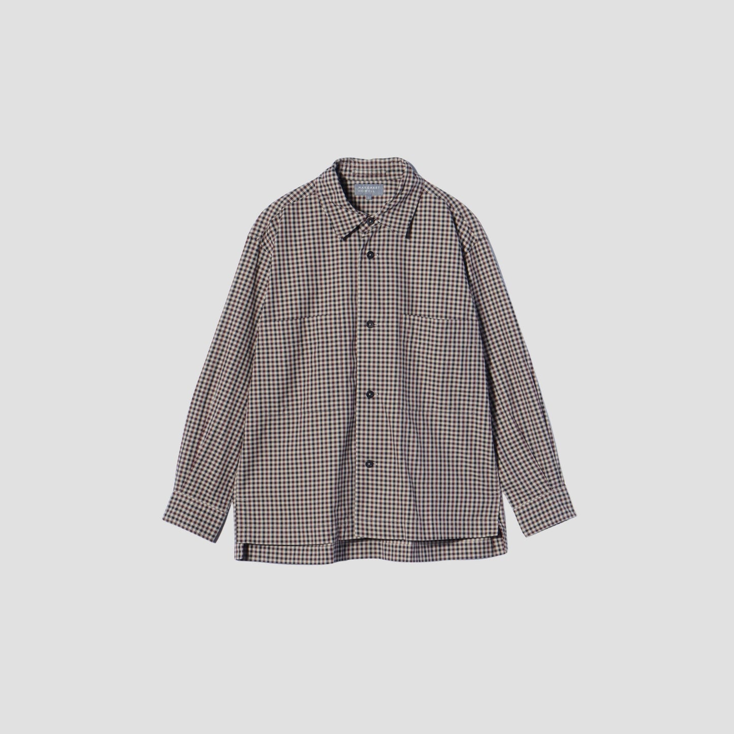 BLUSHED COTTON CHECK SHIRT