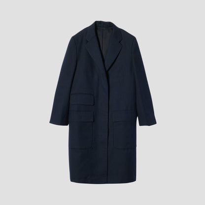 WASHED SERGE COAT