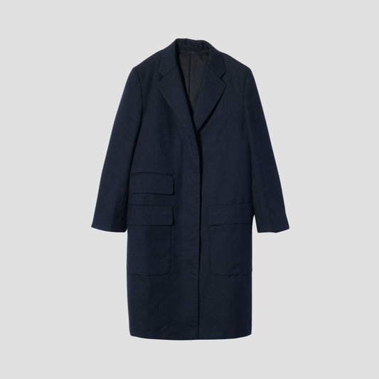 WASHED SERGE COAT