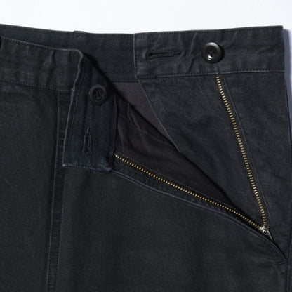 NATURAL DENIM TROUSERS