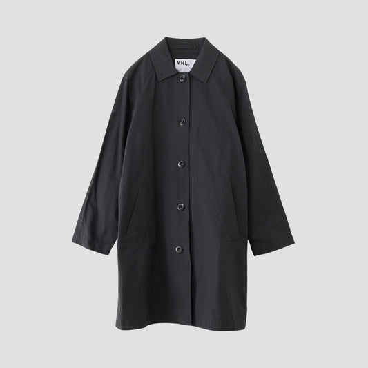 WASHED COTTON POPLIN COAT