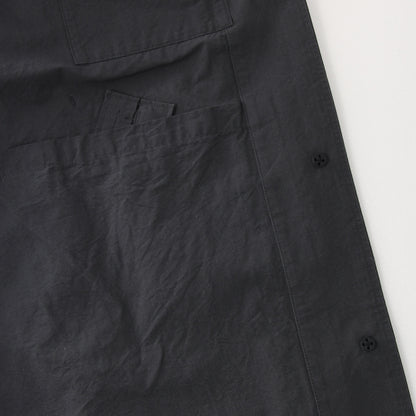 WASHED COTTON POPLIN COAT