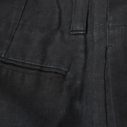 BLACK DENIM TROUSERS