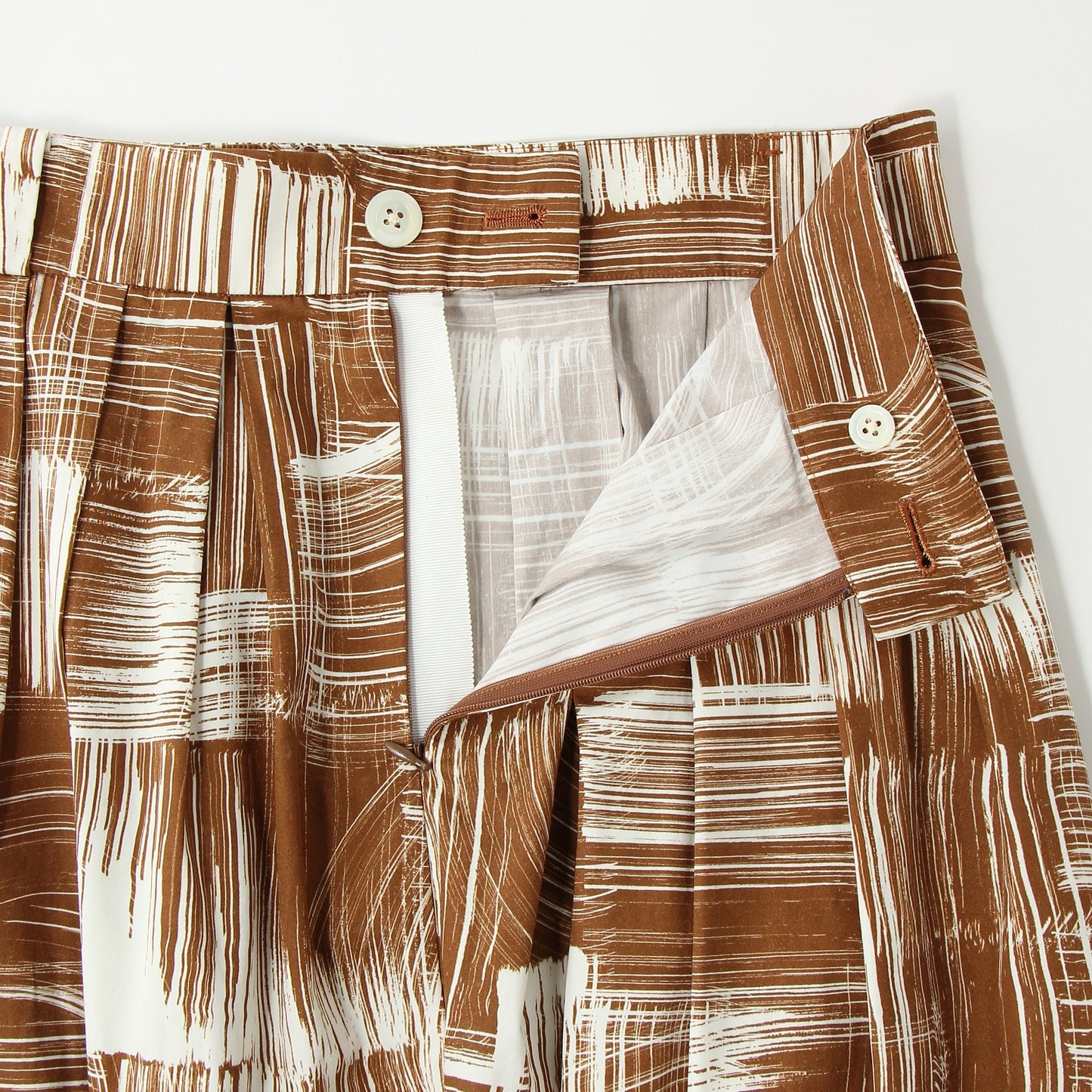 PAINT PRINT COTTON SKIRT