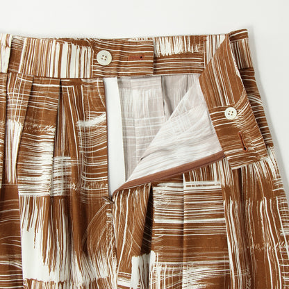 PAINT PRINT COTTON SKIRT