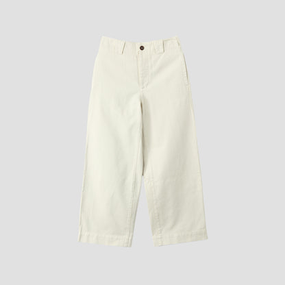 SOFT TWISTED YARN COTTON TROUSERS