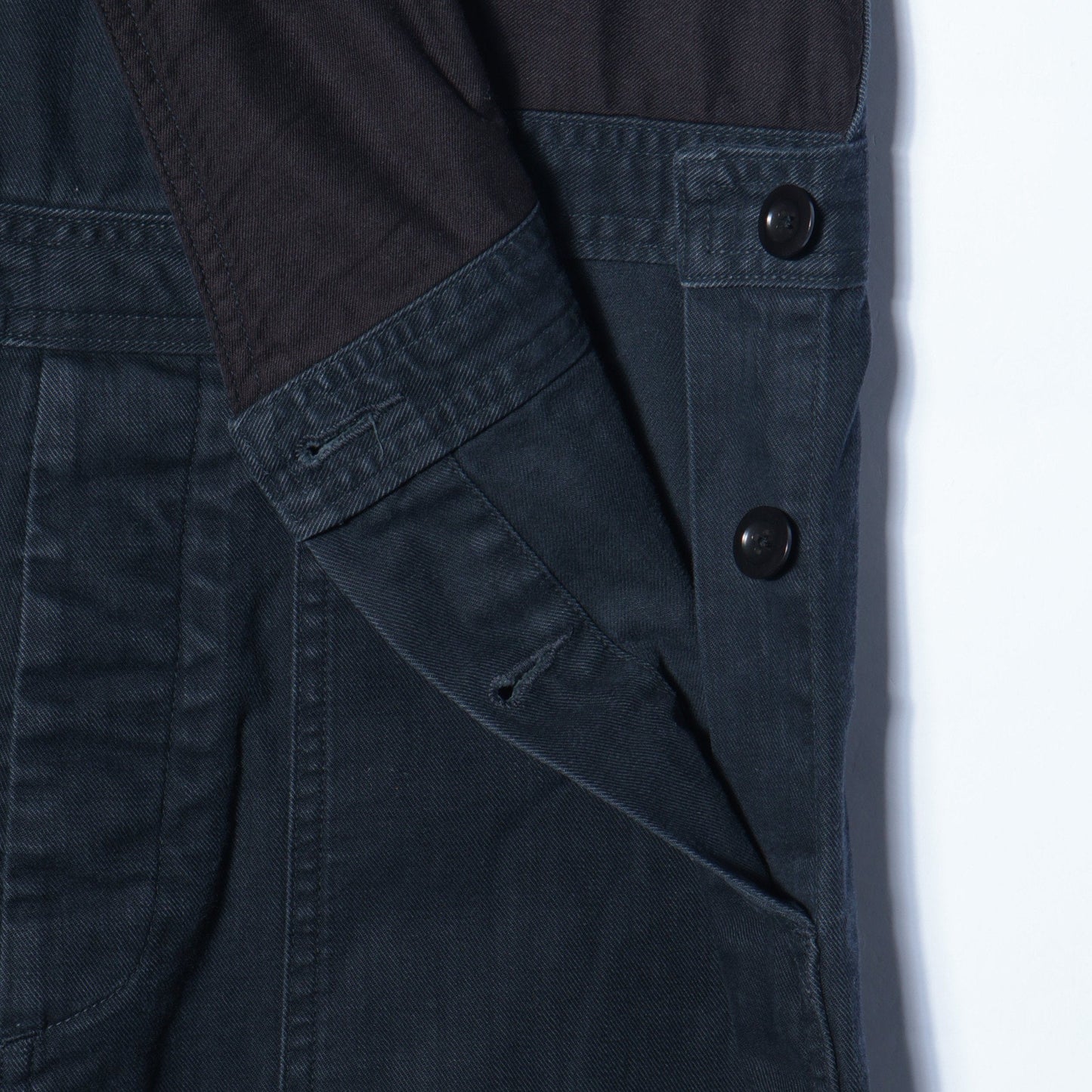INDIGO TWILL TROUSERS