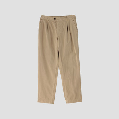 GARMENT DYE VINTAGE POPLIN TROUSERS