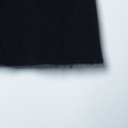BUTTON ED ROLL NECK KNIT