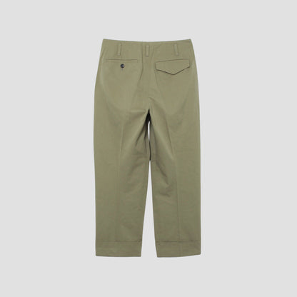 REFINED COTTON GABARDINE TROUSERS
