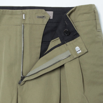 REFINED COTTON GABARDINE TROUSERS