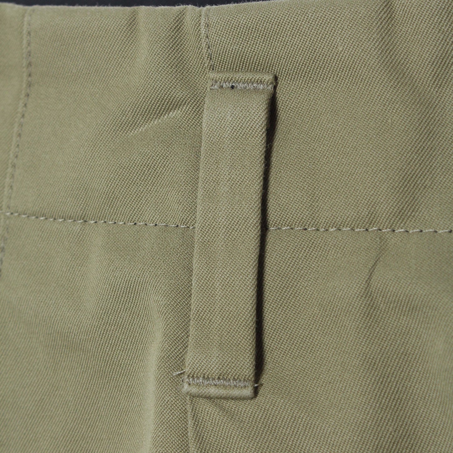 REFINED COTTON GABARDINE TROUSERS