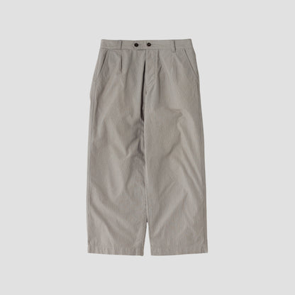 HAIRLINE COTTON TROUSERS