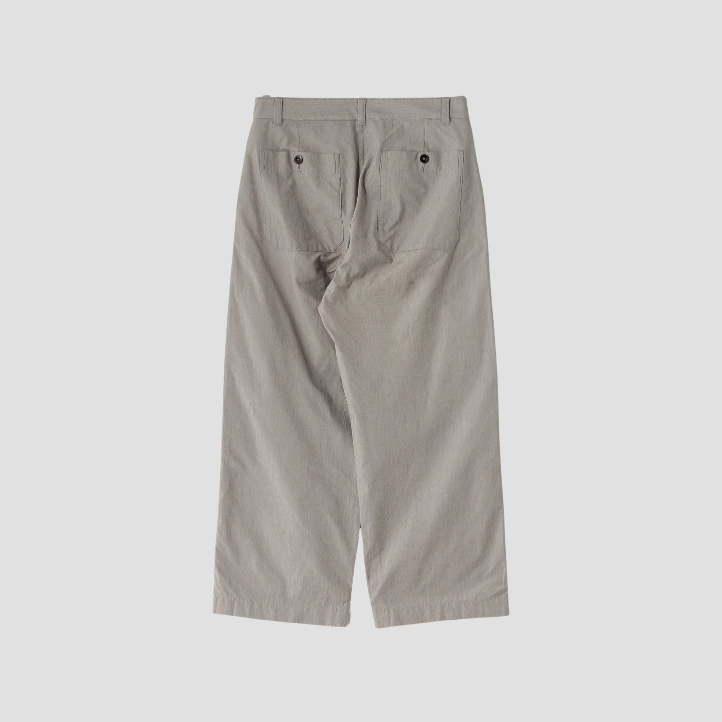 HAIRLINE COTTON TROUSERS