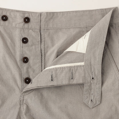 HAIRLINE COTTON TROUSERS