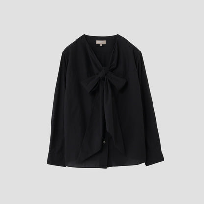 PIECE DYED WASHED COTTON SHIRT