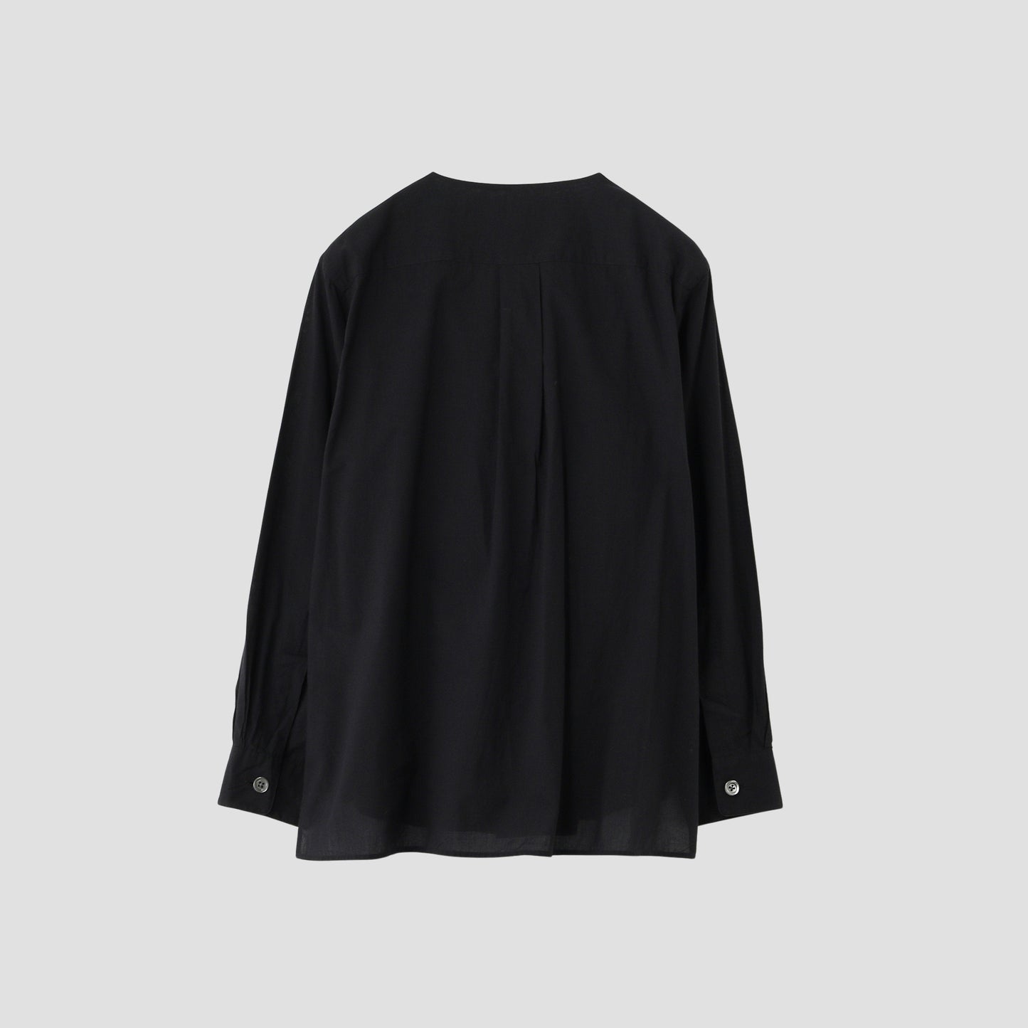 PIECE DYED WASHED COTTON SHIRT