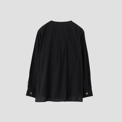 PIECE DYED WASHED COTTON SHIRT