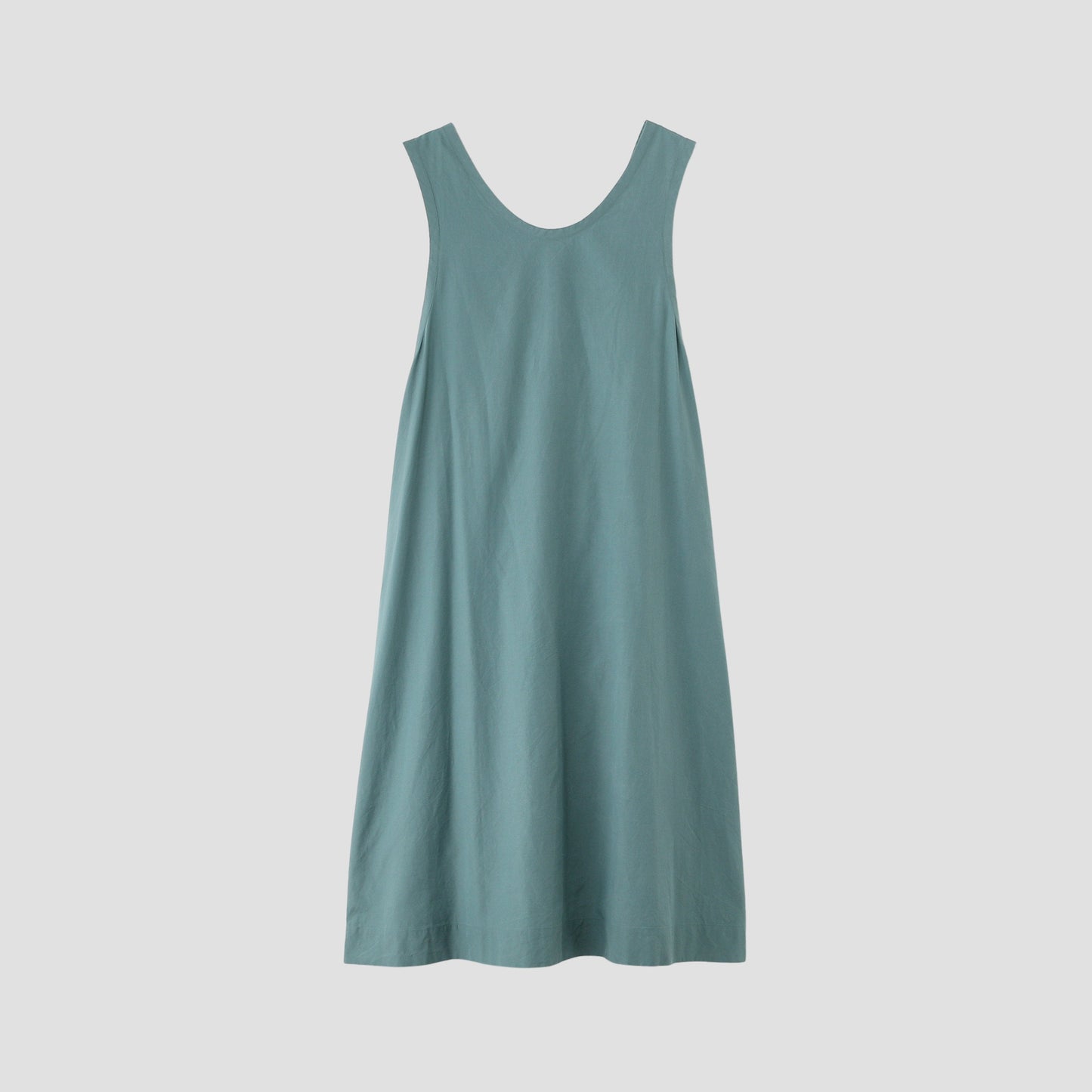 SILK COTTON POPLIN DRESS