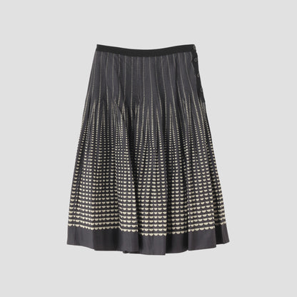 HALF MOON COTTON SKIRT