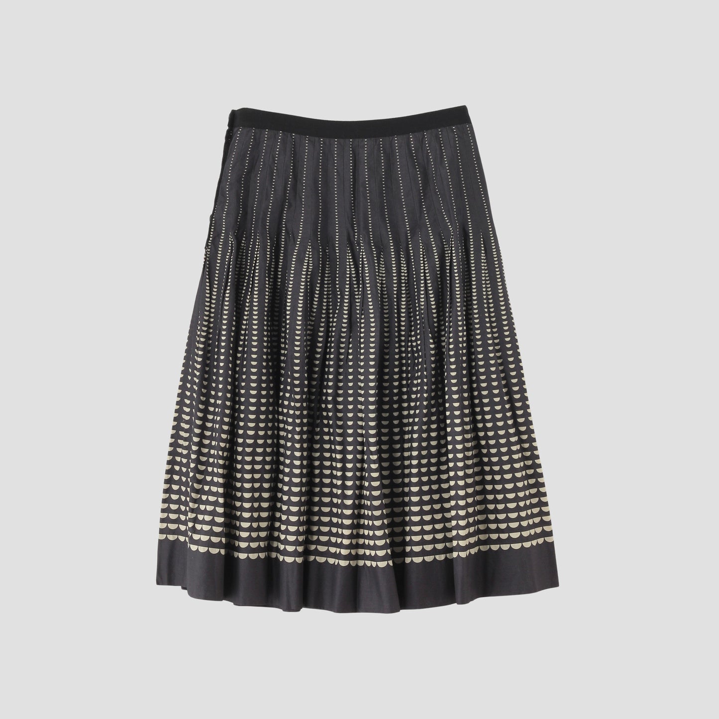HALF MOON COTTON SKIRT
