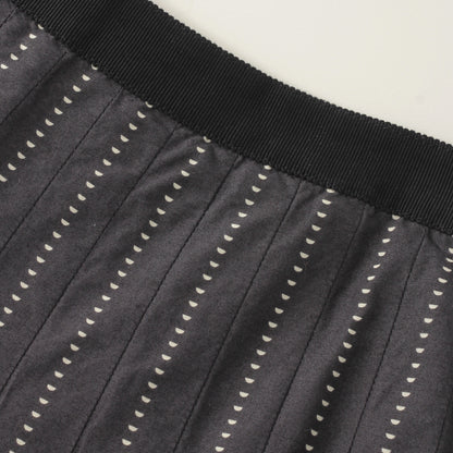 HALF MOON COTTON SKIRT