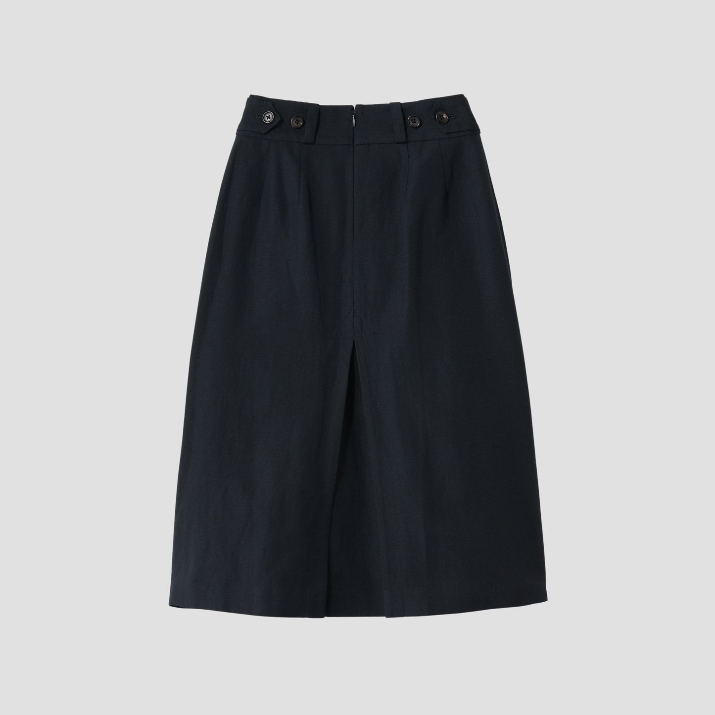 LINEN WOOL HOPSACK SKIRT
