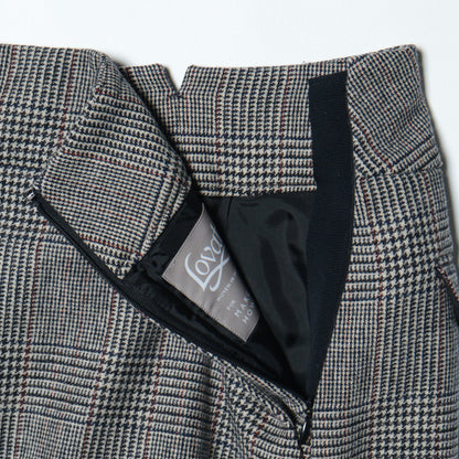 MULTI CHECK WOOL SKIRT