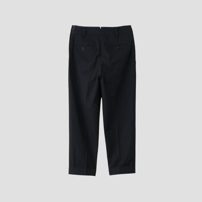 YARN DYE WOOL COTTON TROUSERS