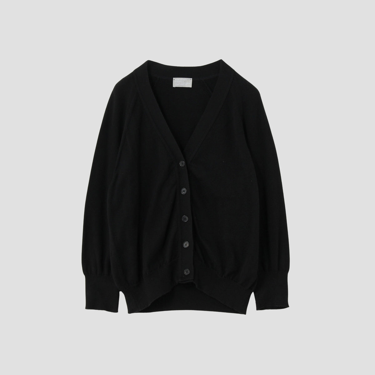 RELAXED V NECK CARDIGAN KNIT