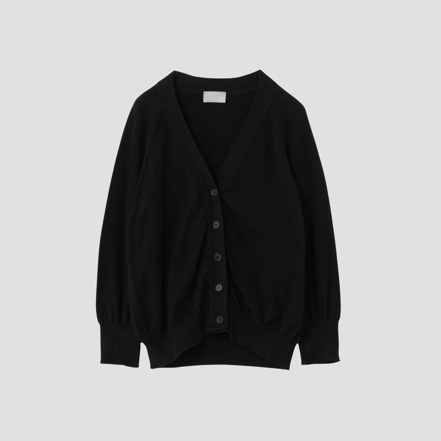 RELAXED V NECK CARDIGAN KNIT