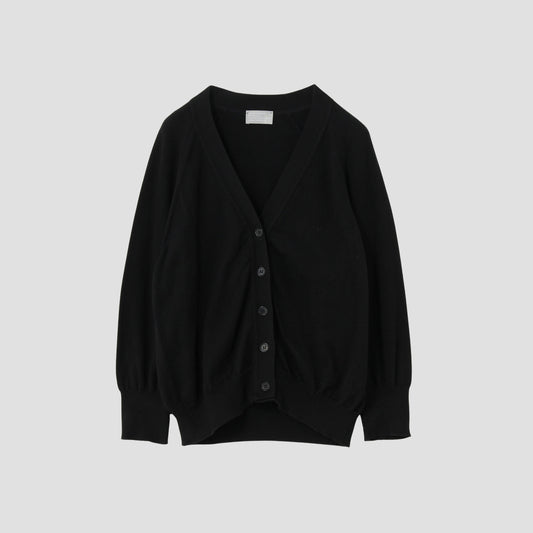 RELAXED V NECK CARDIGAN KNIT
