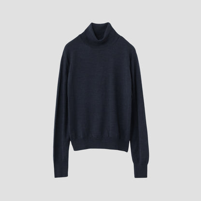 WOOL TURTLE NECK KNIT
