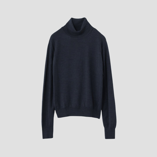 WOOL TURTLE NECK KNIT