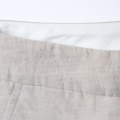 COTTON LINEN TROUSERS