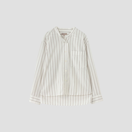 SUPERFINE COTTON STRIPE SHIRT