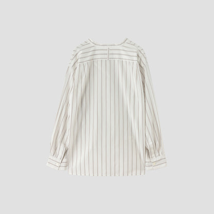 SUPERFINE COTTON STRIPE SHIRT
