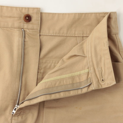 WASHED CHINO COTTON SKIRT