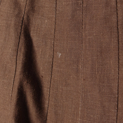 DENSE FINE LINEN POPLIN SKIRT