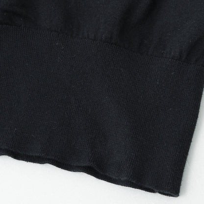 SEA ISLAND COTTON HIGH RIB CARDIGAN KNIT