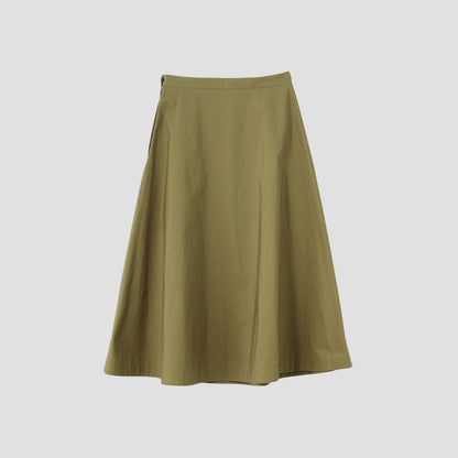 COTTON TAFETTA SKIRT