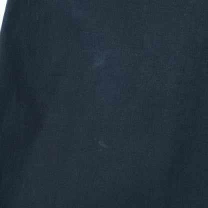 WASHED YARN DYE COTTON POPLIN TROUSERS