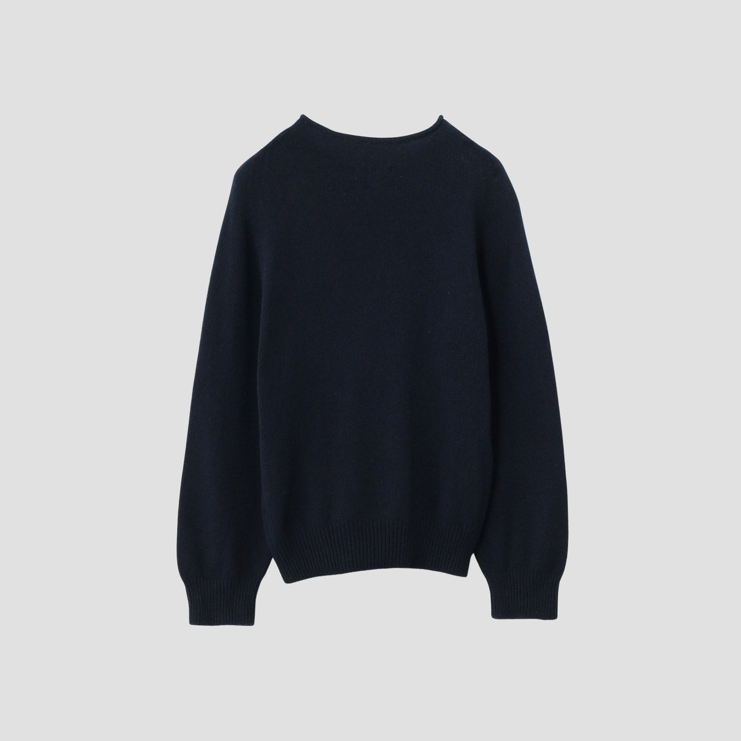 LONG SLEEVE CAST OFF ROLL NECK KNIT