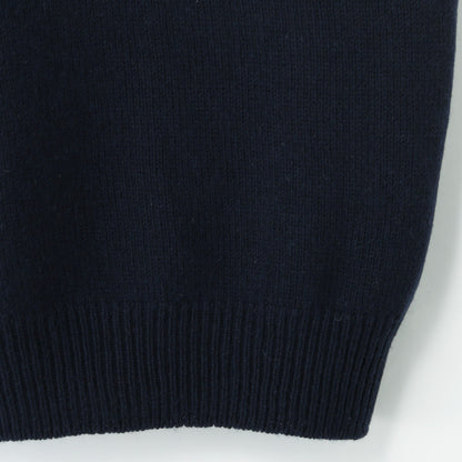 LONG SLEEVE CAST OFF ROLL NECK KNIT