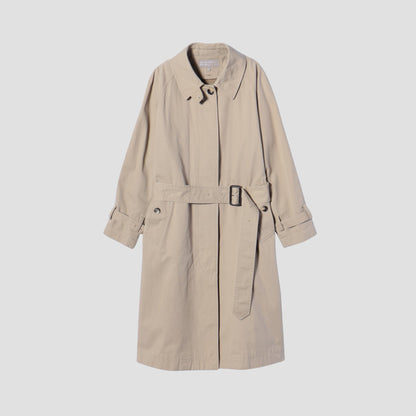 COMPACT COTTON GABARDINE COAT