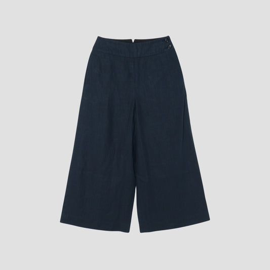 HIGH DENSE LINEN TROUSERS