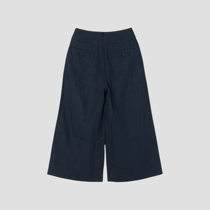 HIGH DENSE LINEN TROUSERS