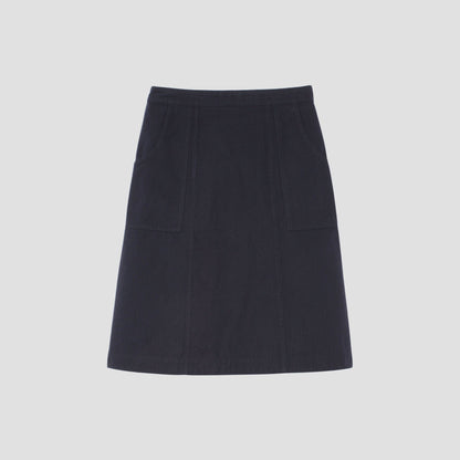 FADED TWILL SKIRT
