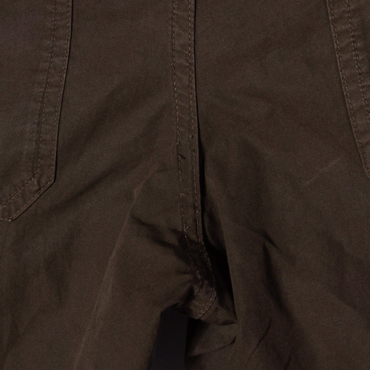 FINE COMPACT COTTON POPLIN TROUSERS